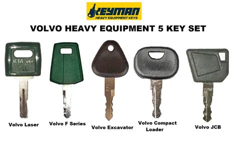 volvo mini excavator key|volvo heavy equipment keys.